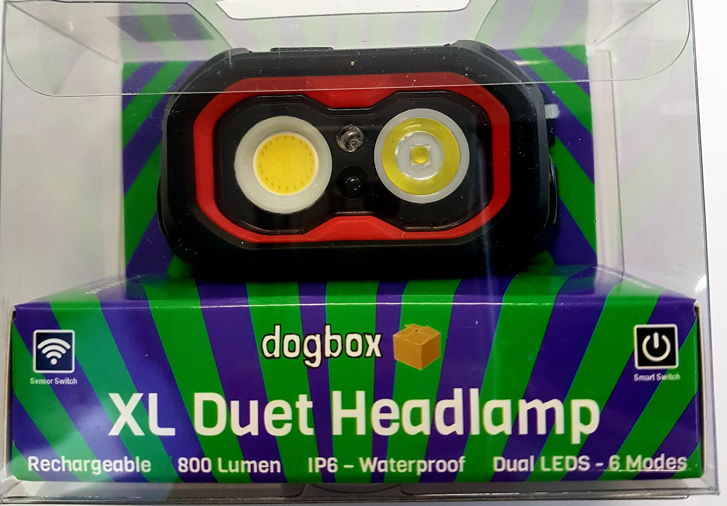 Headlamp - Dogbox Rechargeable with Hands-Free Mode