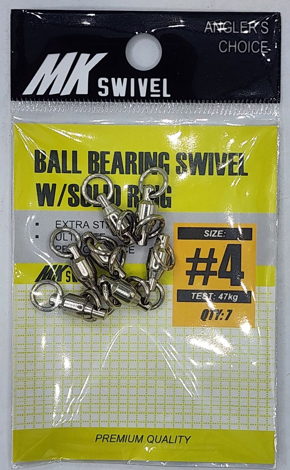 Swivels - MK Anglers Choice Ball Bearing with Solid Ring