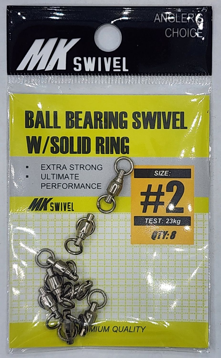Swivels - MK Anglers Choice Ball Bearing with Solid Ring