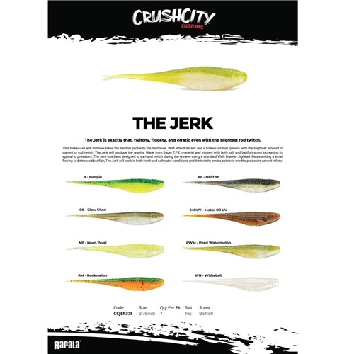 Crush City The Jerk 3.75" by Rapala