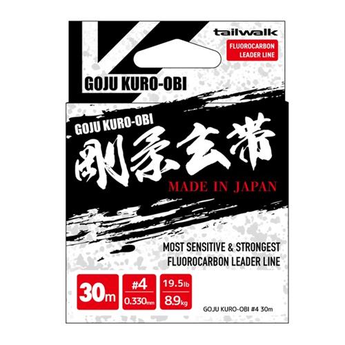 Tailwalk Goju Kuro-Obi Fluorocarbon Leader 30m