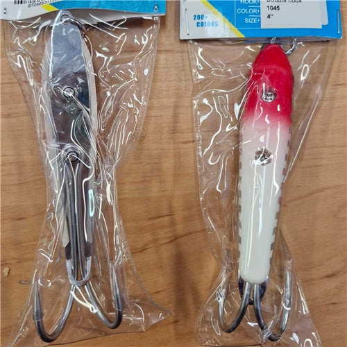 Smiths Jig - Double Hook 4" with Metal Spine