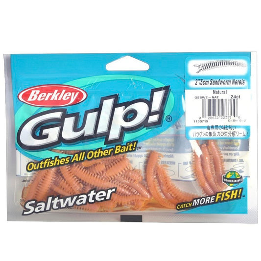 Gulp Sandworm 2" soft plastic lure