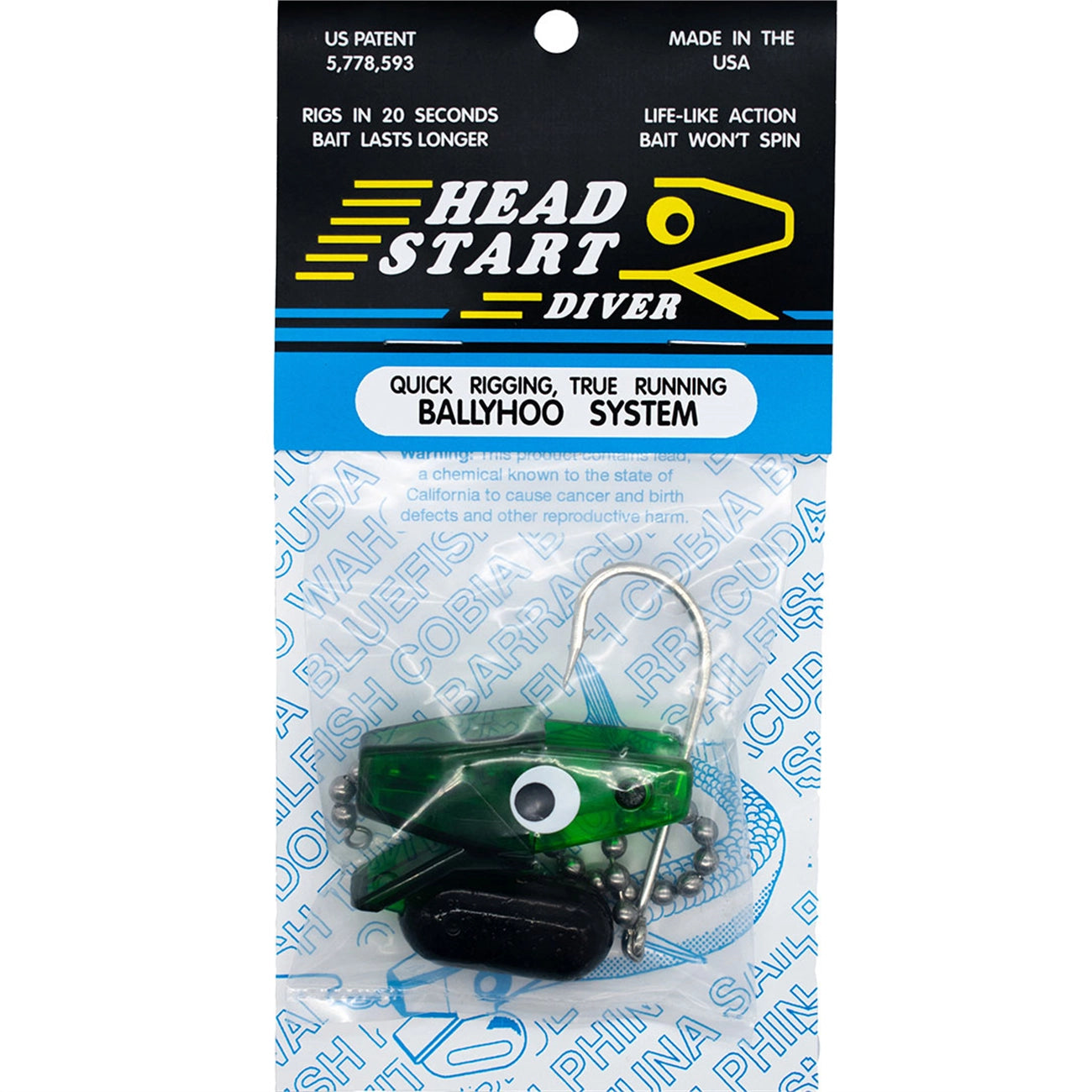 Head Start Diver Ballyhoo System