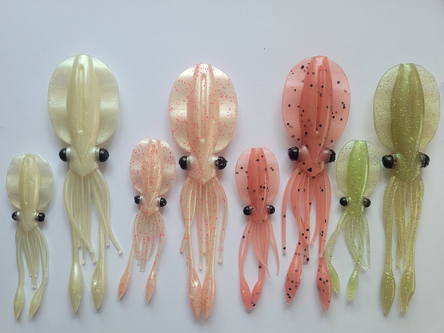 Trickys Lures - Squidly Squid shaped soft plastic