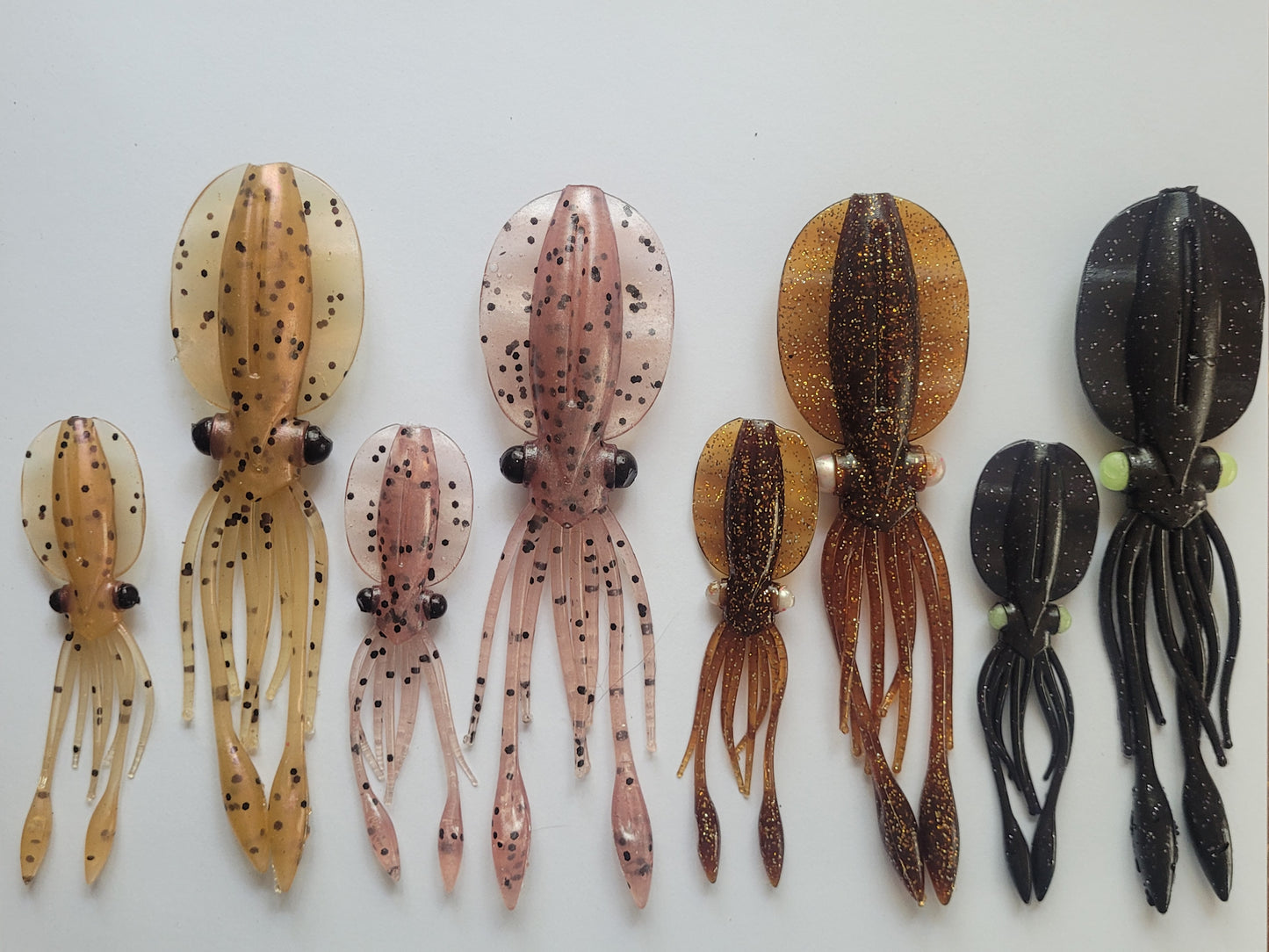Trickys Lures - Squidly Squid shaped soft plastic
