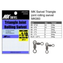 Swivels - MK Anglers Choice Triangle Joint Rolling Swivels