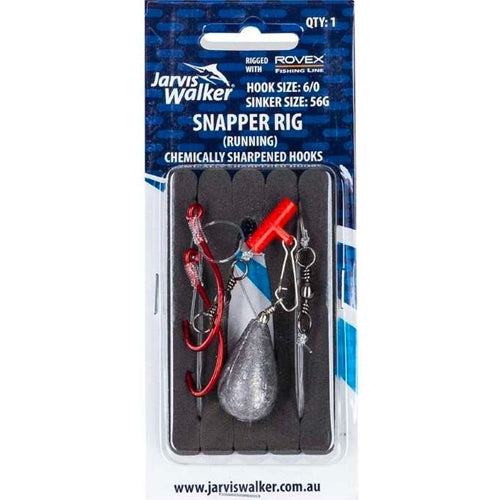 Snapper Rig - JW Running, 6/0 Hook, 56g sinker – Water Tower Bait and Tackle
