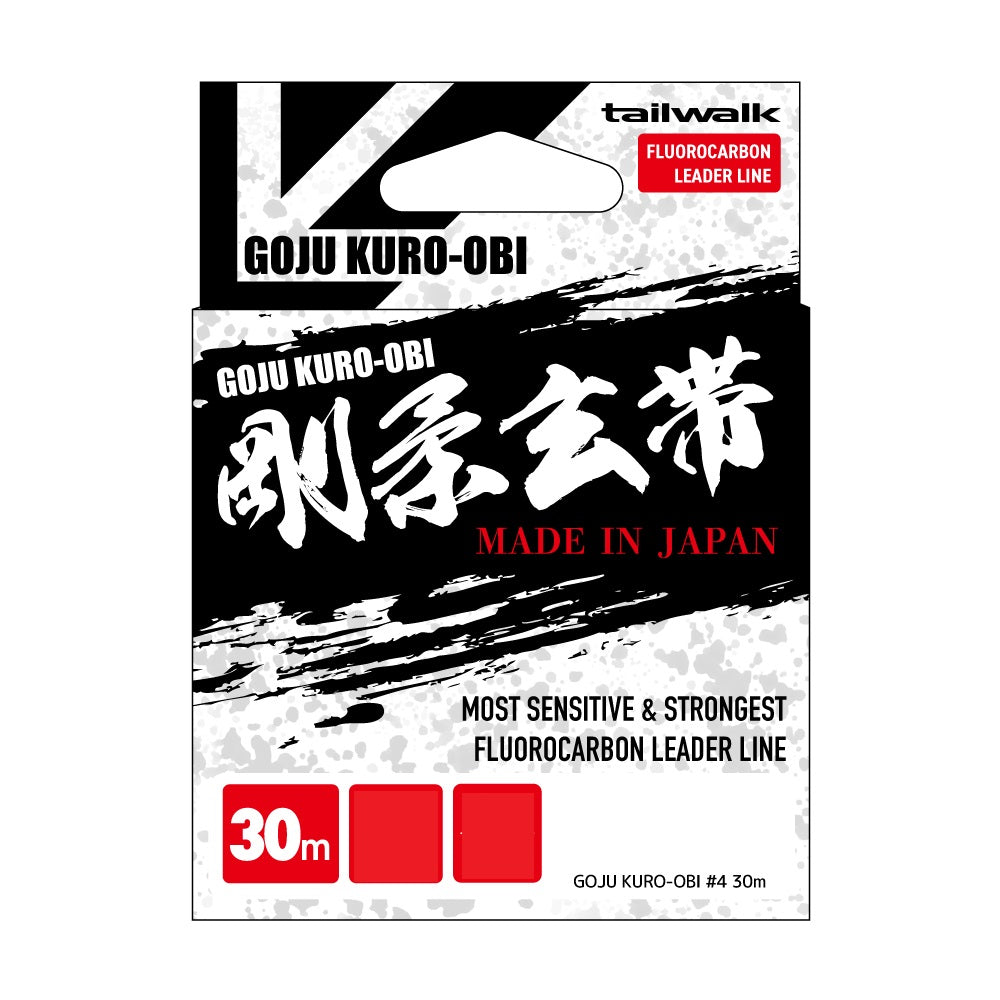 Tailwalk Goju Kuro-Obi Fluorocarbon Leader 30m