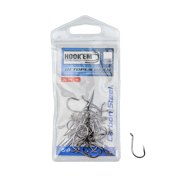 HookEm Octopus Beak Black - Prepack