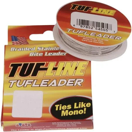 Tufline Tufleader Tieable Braided Stainless Steel Leader