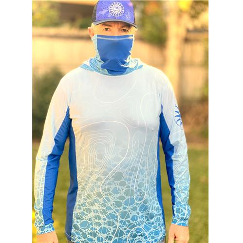 Jetfisher Sublimate shirt with Face and Neck Protection