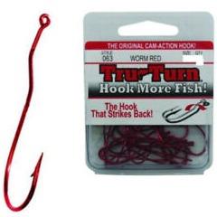 Tru Turn 063 Worm Red Hooks (box)