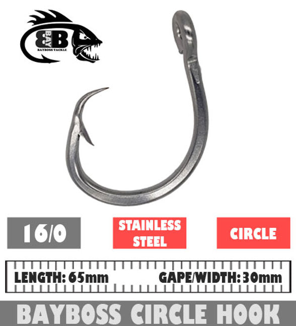 Shark Hook - Bay Boss forged s/s