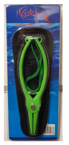 Worming Pliers with pouch - iCatch green
