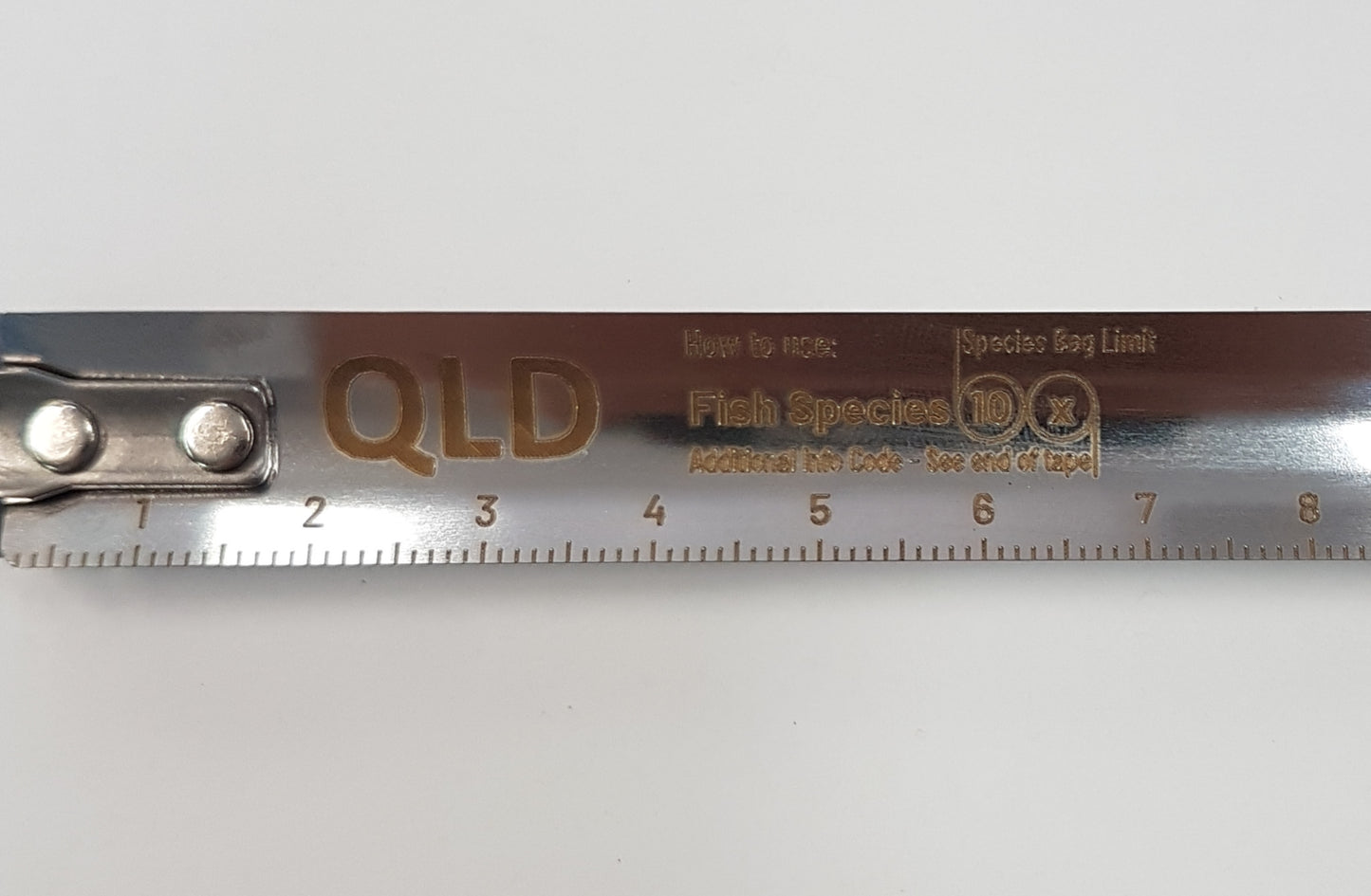 Fish Measure - Qld Stainless Steel Tape Measure