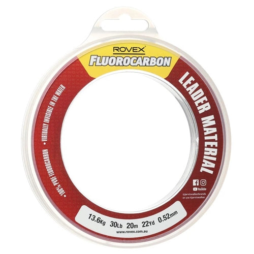 Rovex Fluorocarbon 20m x 30lb