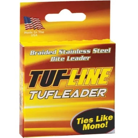 Tufline Tufleader Tieable Braided Stainless Steel Leader
