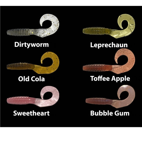 Madmics 2.5" Ribbed Grub Soft Lure