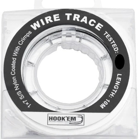Wire Trace - Hookem 7 Strand s/s coated with crimps