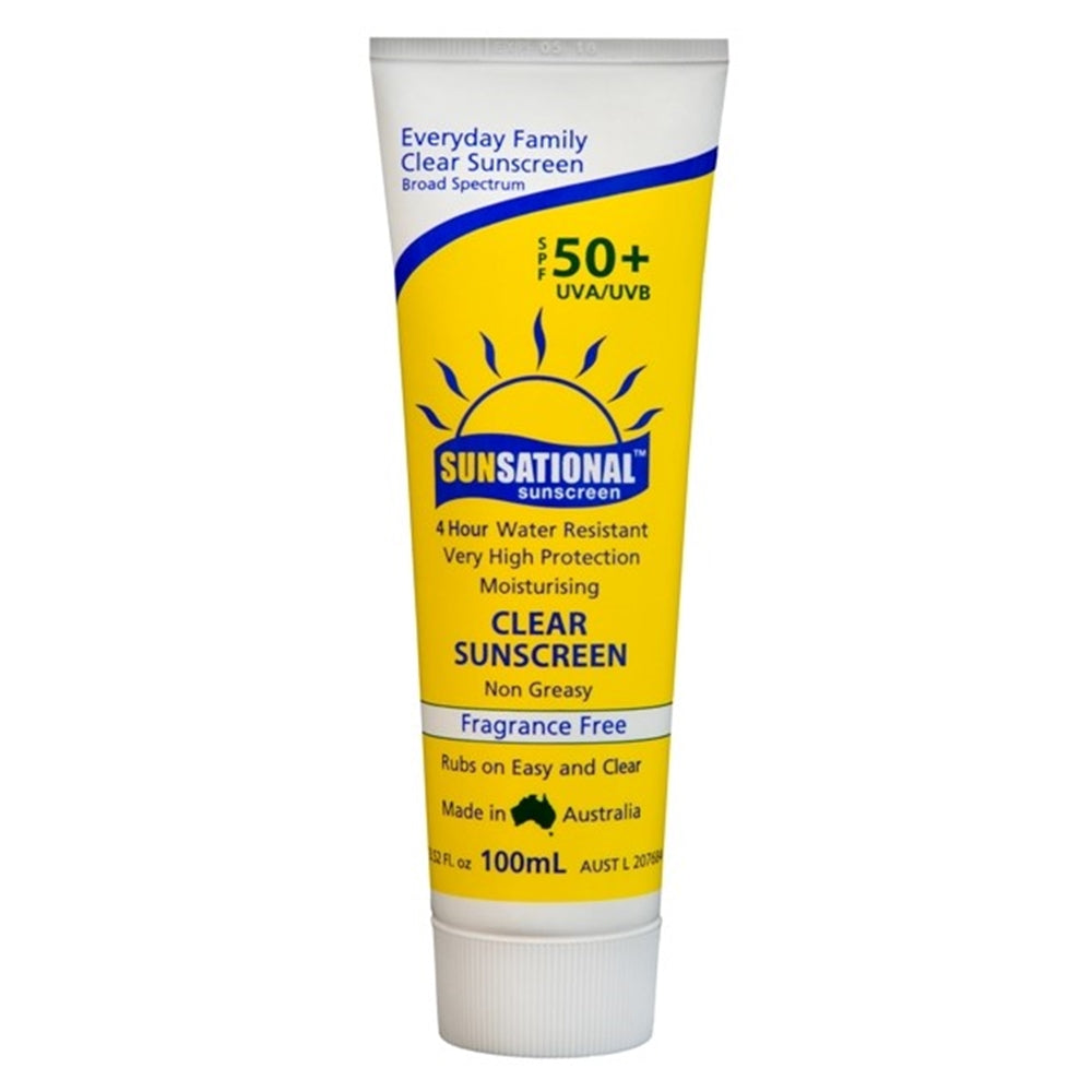 Sunsational 50+ Clear Sunscreen Sensitive