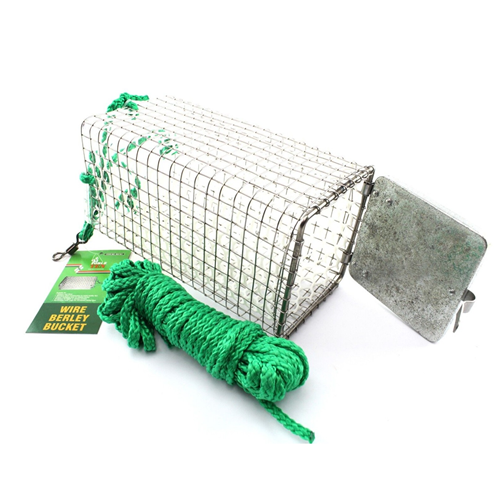 burley cage - wire, weighted with rope