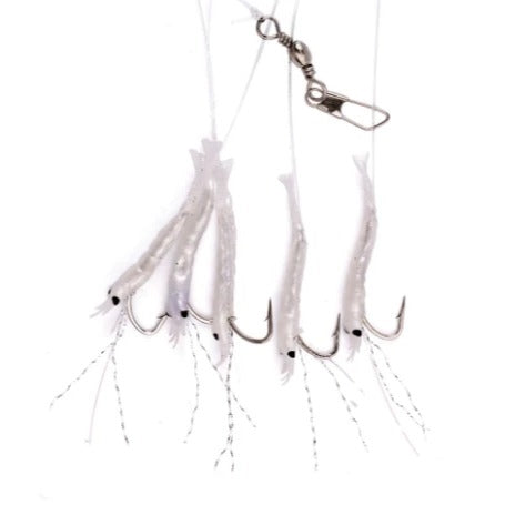 Bait Jig - Egale Claw Lazer White Shrimp