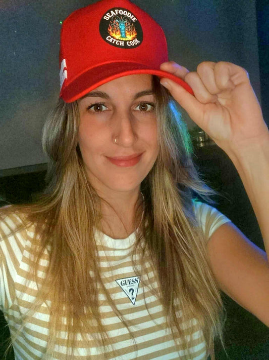 Seafoodie Cap - Legend Red