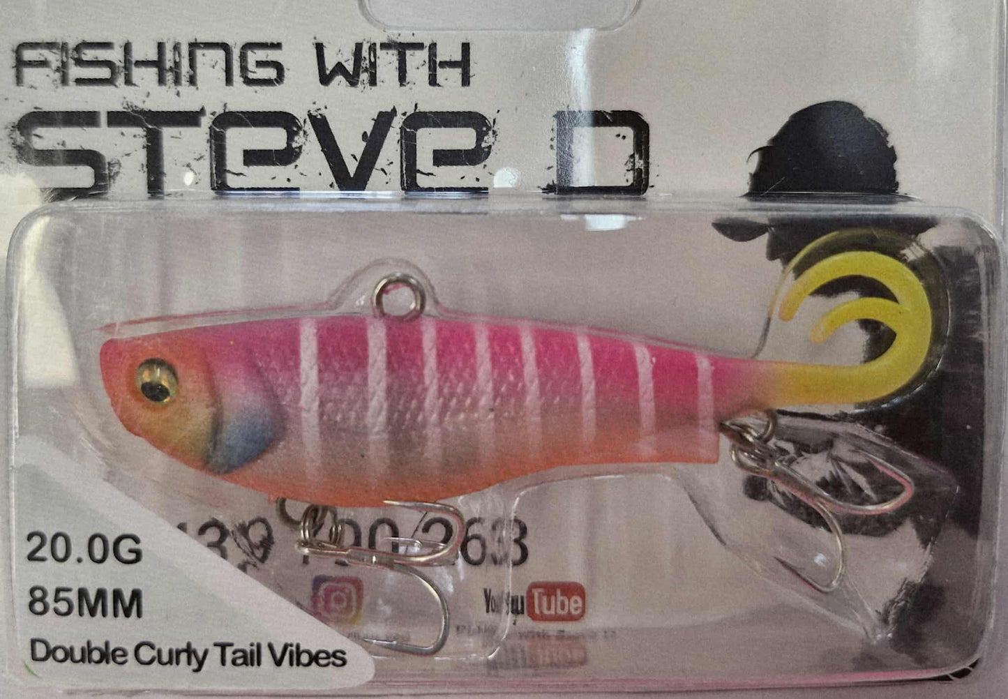 Fishing with SteveD - 85mm Double Curly Tail Vibes