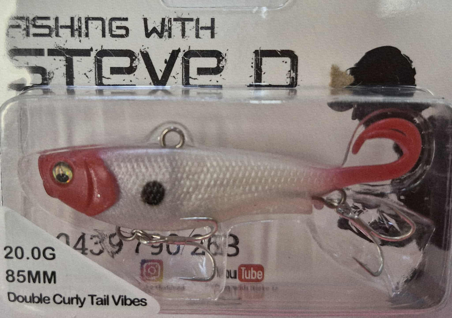 Fishing with SteveD - 85mm Double Curly Tail Vibes