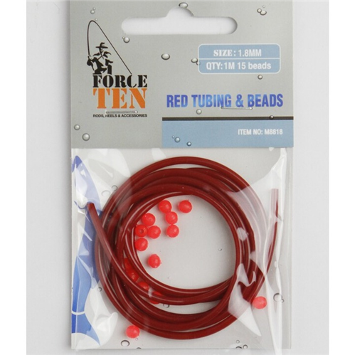 Bead R10 Red Tube and Beads - Force 10 – Water Tower Bait and Tackle