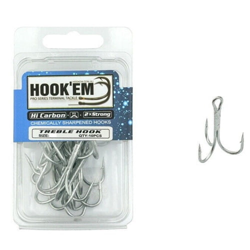 Treble Hooks - Hookem Hi Carbon