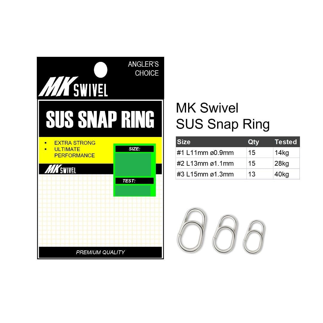 MK Swivel SUS Snap Ring Lure Clip