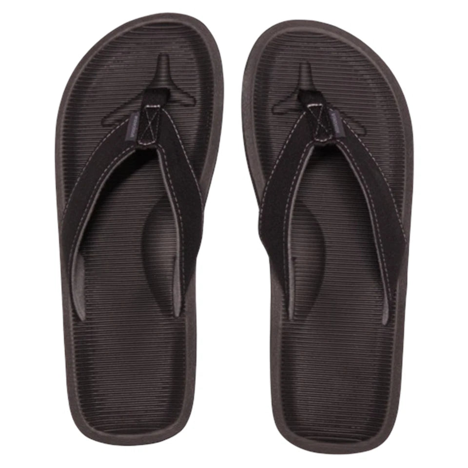 Kokoda Curve Thongs Black