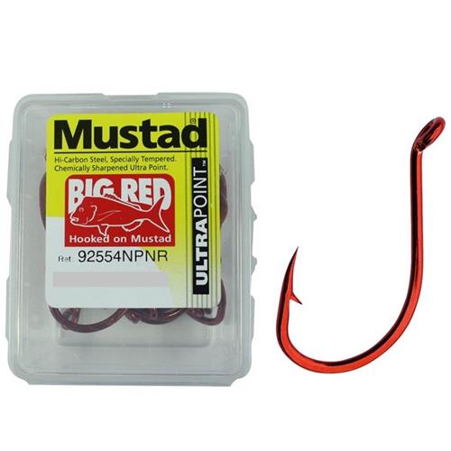 Mustad 92554NPNR Big Red (Box 25)