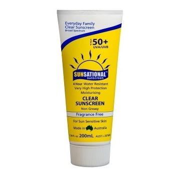 Sunsational 50+ Clear Sunscreen Sensitive