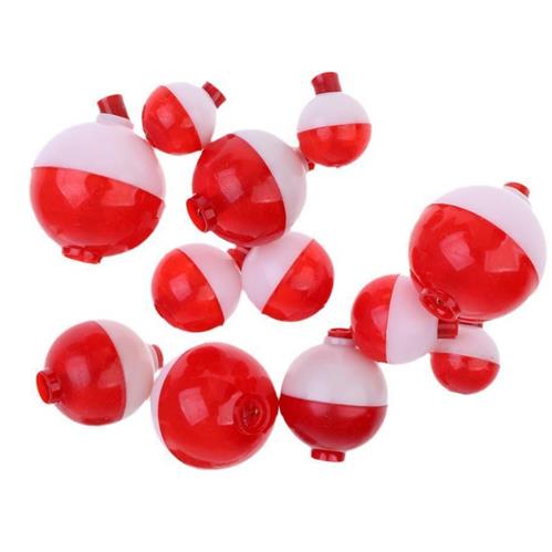 Bobber Red White Floats - prepacked