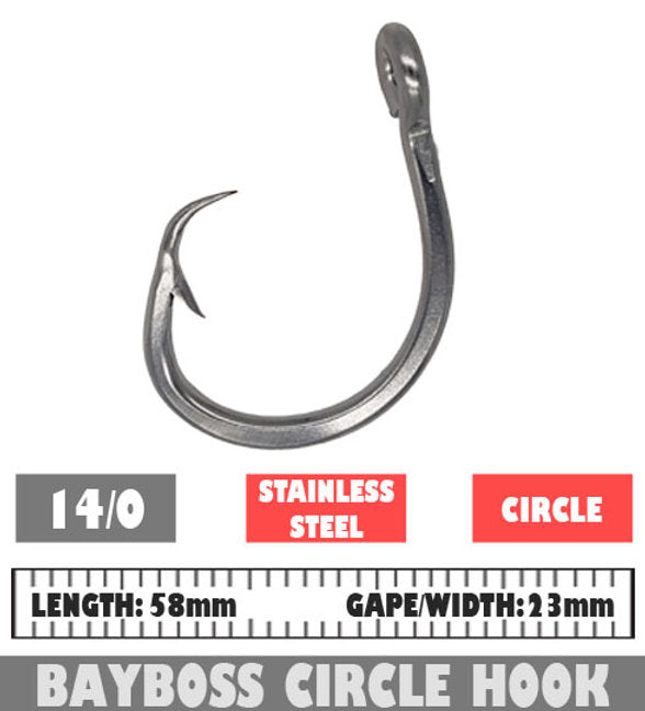 Shark Hook - Bay Boss forged s/s