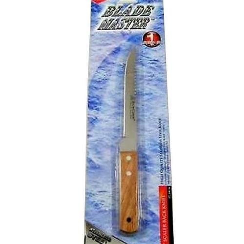 Knife - Surecatch 6" Scaler Back with wooden handle