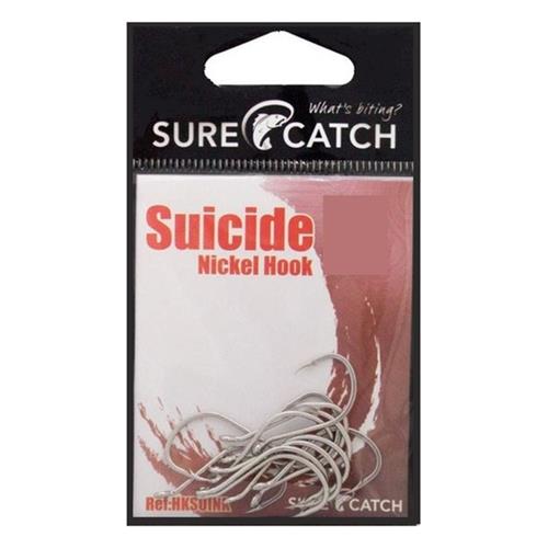 Surecatch Suicide Hooks - Nickel prepack