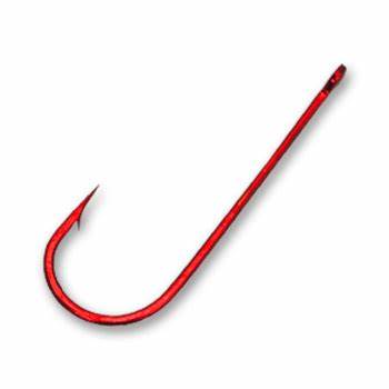 HookEm Long Shank Red Whiting Hooks - Blister Pack (50 hooks)